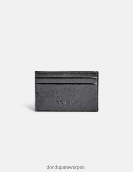 accessoires DONDUP kaarthouder zwart Heren 4X00H959