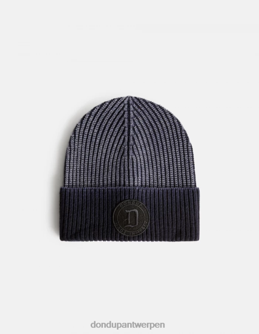 accessoires DONDUP wollen hoed marineblauw Heren 4X00H1011