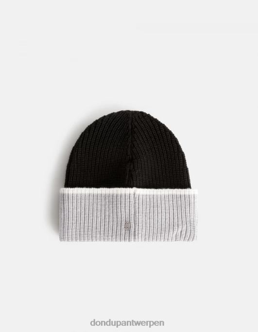 accessoires DONDUP wollen hoed zwart grijs Heren 4X00H941