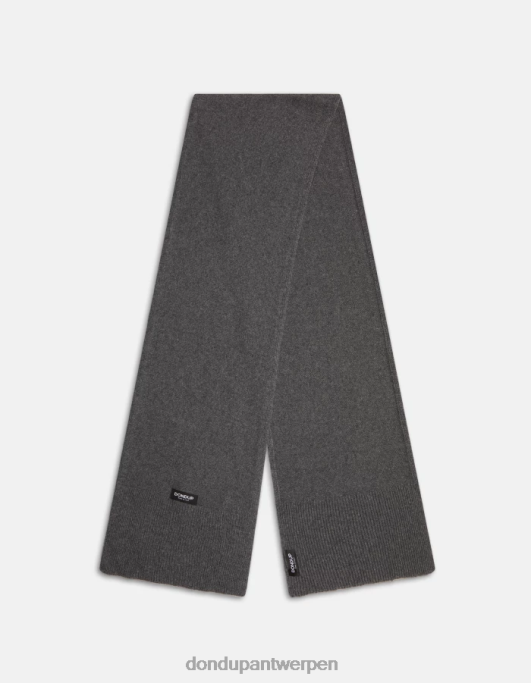 accessoires DONDUP kasjmier sjaal grijs Heren 4X00H1006