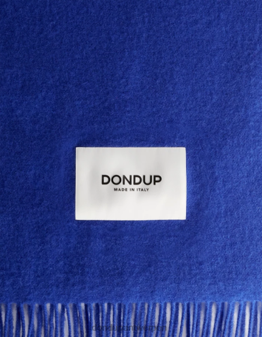accessoires DONDUP wollen sjaal koningsblauw Heren 4X00H1001
