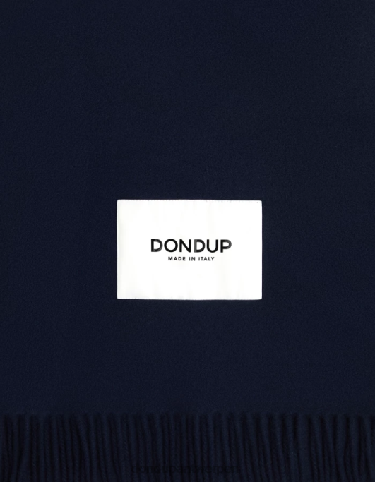 accessoires DONDUP wollen sjaal marineblauw Heren 4X00H1002