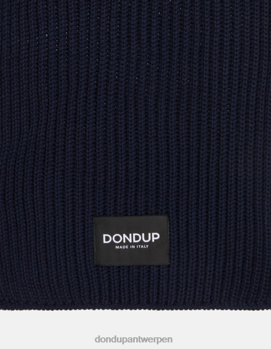 accessoires DONDUP wollen sjaal marineblauw Heren 4X00H954