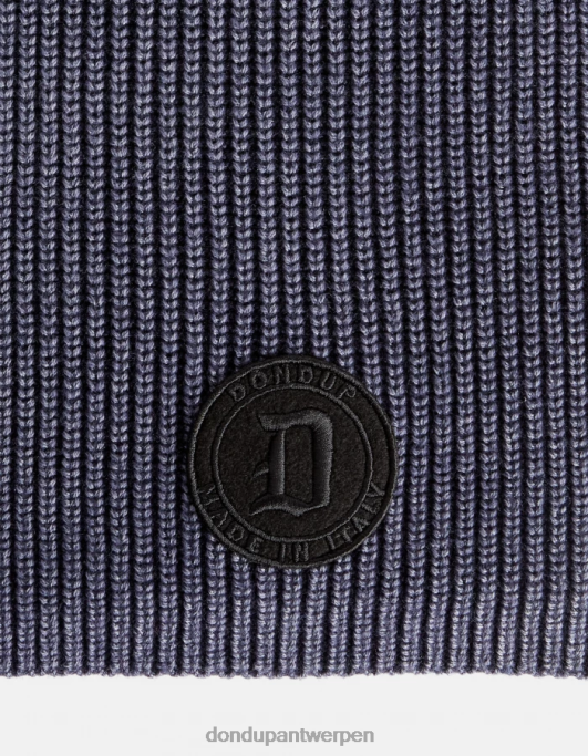accessoires DONDUP wollen sjaal marineblauw Heren 4X00H957