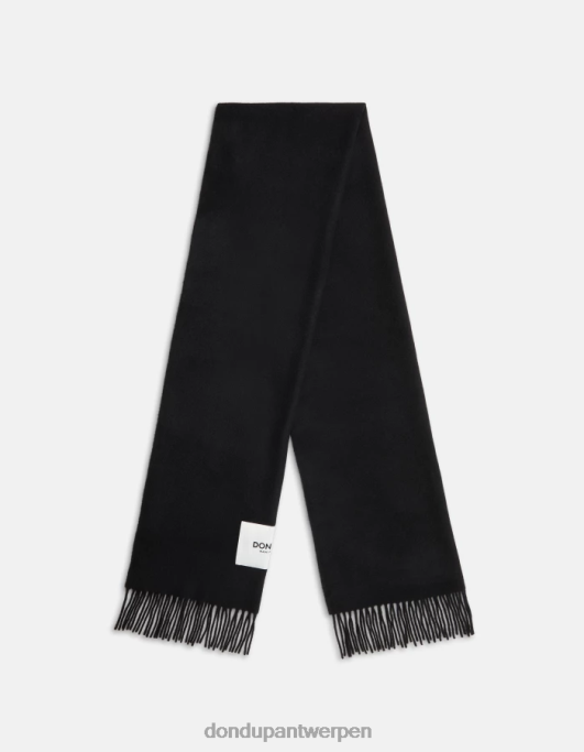 accessoires DONDUP wollen sjaal zwart Heren 4X00H1003