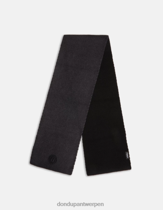 accessoires DONDUP wollen sjaal zwart Heren 4X00H956
