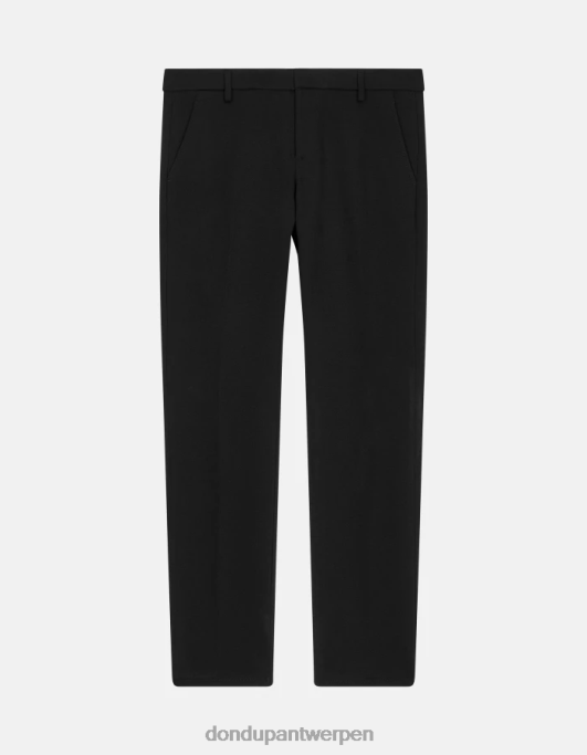 kleding DONDUP Gaubert slim-fit jerseybroek zwart Heren 4X00H731