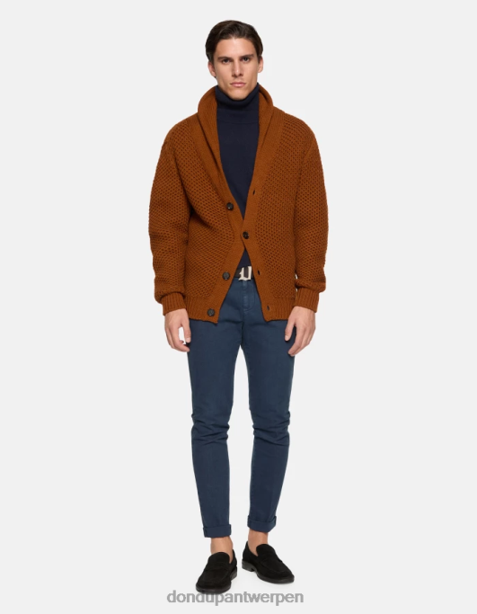 kleding DONDUP Gaubert slim-fit katoenen broek marineblauw Heren 4X00H711