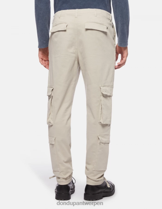 kleding DONDUP Ken katoenen cargobroek lievito Heren 4X00H694