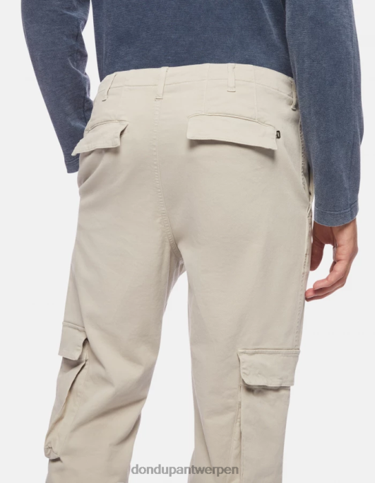 kleding DONDUP Ken katoenen cargobroek lievito Heren 4X00H694