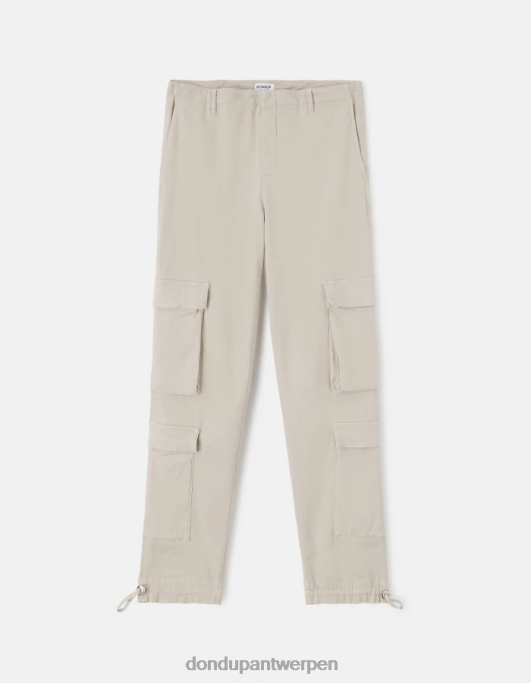 kleding DONDUP Ken katoenen cargobroek lievito Heren 4X00H694