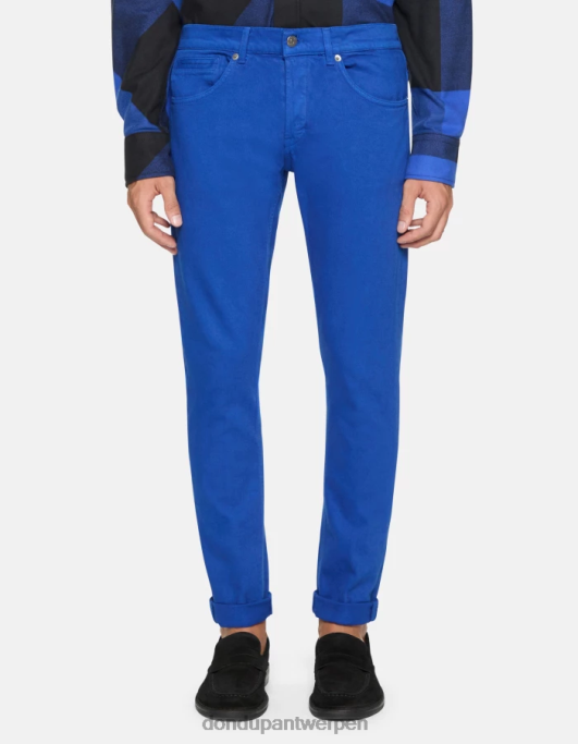 kleding DONDUP George skinny jeans van bull-stretchdenim koningsblauw Heren 4X00H638