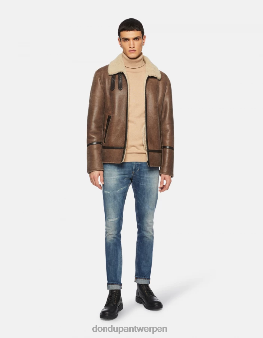 kleding DONDUP George skinny jeans van stretchdenim blauw Heren 4X00H667