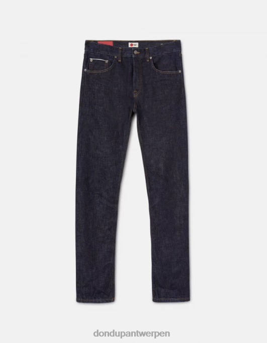 kleding DONDUP Iconische regular-fit jeans van stijf selvedge-denim blauw Heren 4X00H632