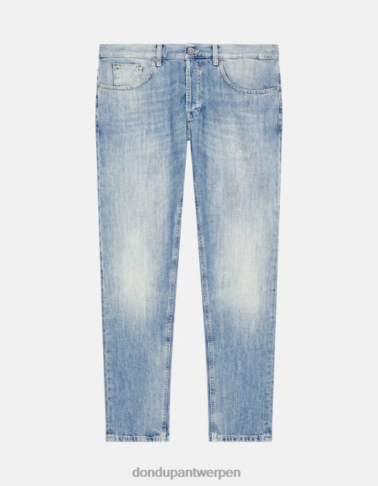 kleding DONDUP dian carrot-fit jeans van stijf denim blauw Heren 4X00H612