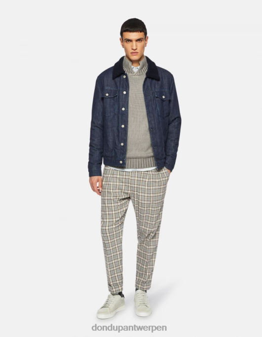 kleding DONDUP Wollen trui met trechterhals grijs Heren 4X00H892