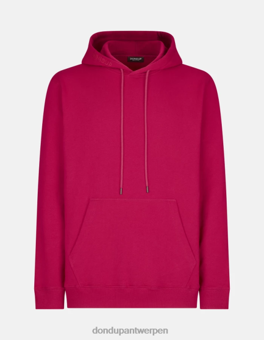 kleding DONDUP Regular-fit hoodie barbabietola Heren 4X00H822