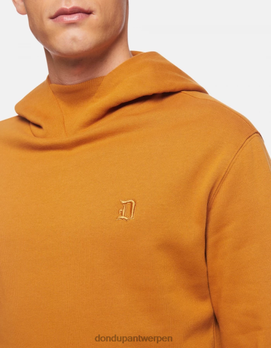 kleding DONDUP Regular-fit hoodie okergeel Heren 4X00H847