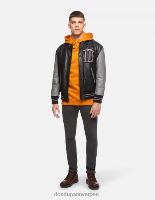 kleding DONDUP Regular-fit hoodie okergeel Heren 4X00H847