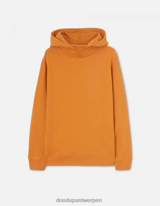 kleding DONDUP Regular-fit hoodie okergeel Heren 4X00H847