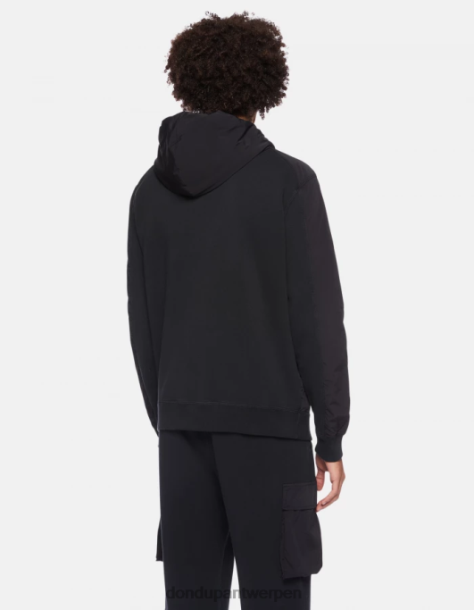 kleding DONDUP Regular-fit hoodie zwart Heren 4X00H842