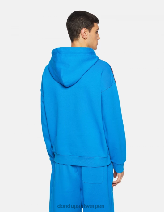 kleding DONDUP oversized capuchon turkoois Heren 4X00H835