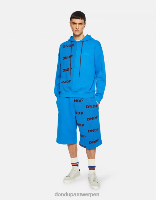 kleding DONDUP oversized capuchon turkoois Heren 4X00H835