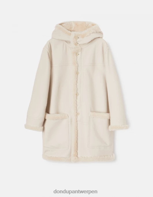 kleding DONDUP parka van schapenvacht met enkele rij knopen ezel Heren 4X00H920