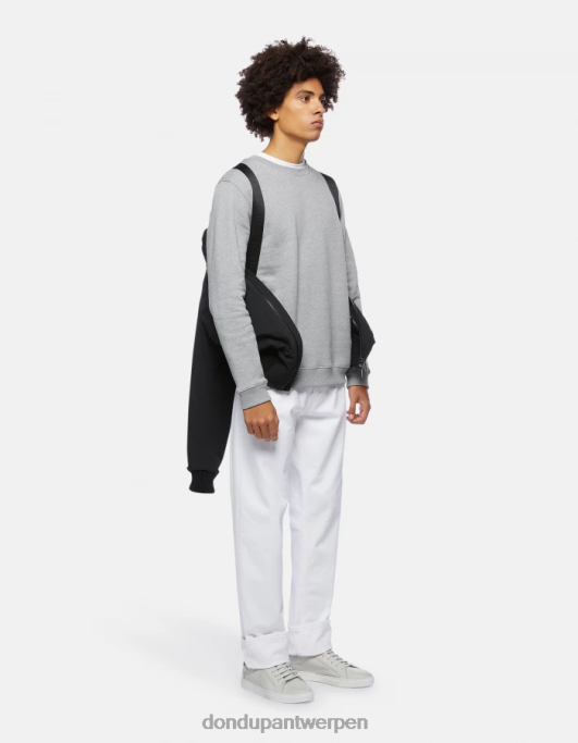 kleding DONDUP Regular-fit sweatshirt met ronde hals grijs Heren 4X00H843