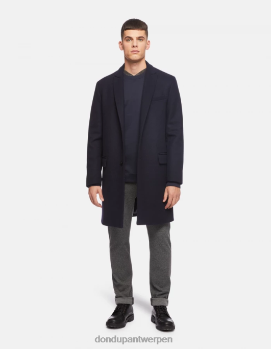 kleding DONDUP Regular-fit sweatshirt met ronde hals marineblauw Heren 4X00H840