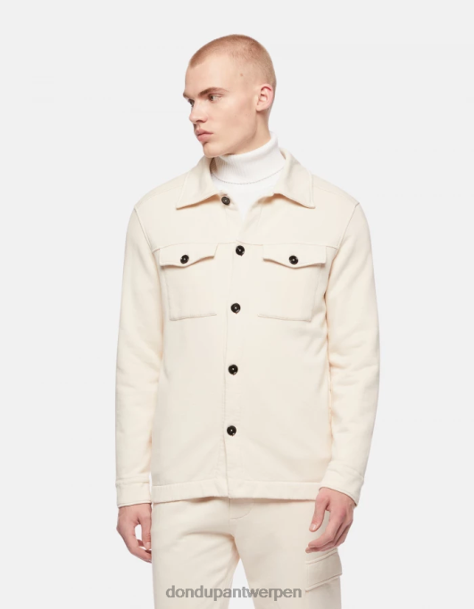 kleding DONDUP fleece veldjack met normale pasvorm lievito Heren 4X00H829