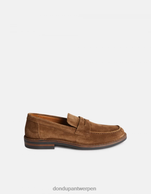 accessoires DONDUP Instappers van splitleer kaki Heren 4X00H972