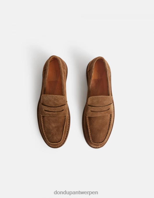 accessoires DONDUP Instappers van splitleer kaki Heren 4X00H972