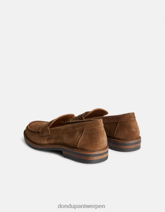 accessoires DONDUP Instappers van splitleer kaki Heren 4X00H972