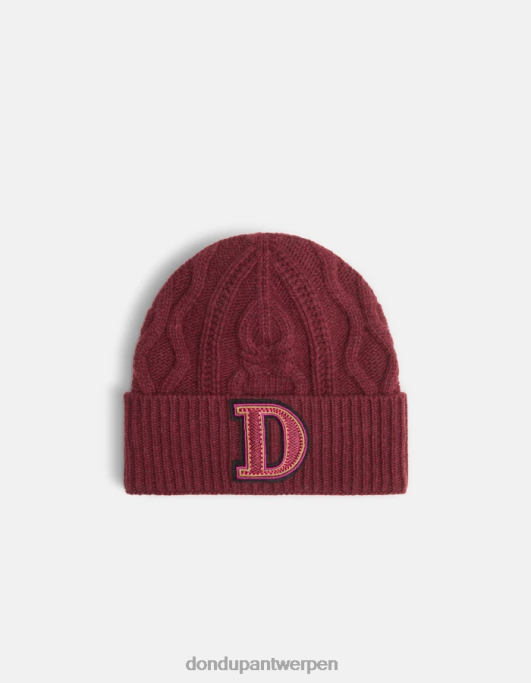 accessoires DONDUP wollen hoed barbabietola vrouwen 4X00H547