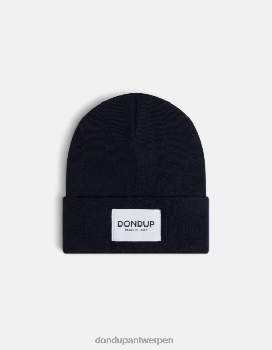 accessoires DONDUP wollen hoed marineblauw vrouwen 4X00H526