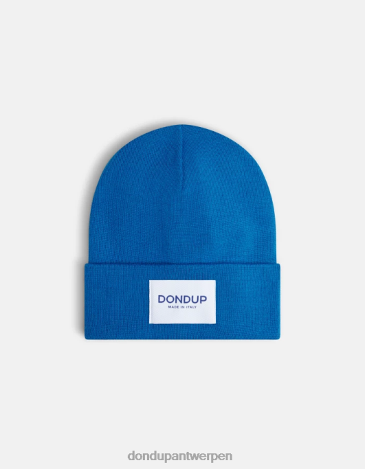 accessoires DONDUP wollen hoed turkoois vrouwen 4X00H530