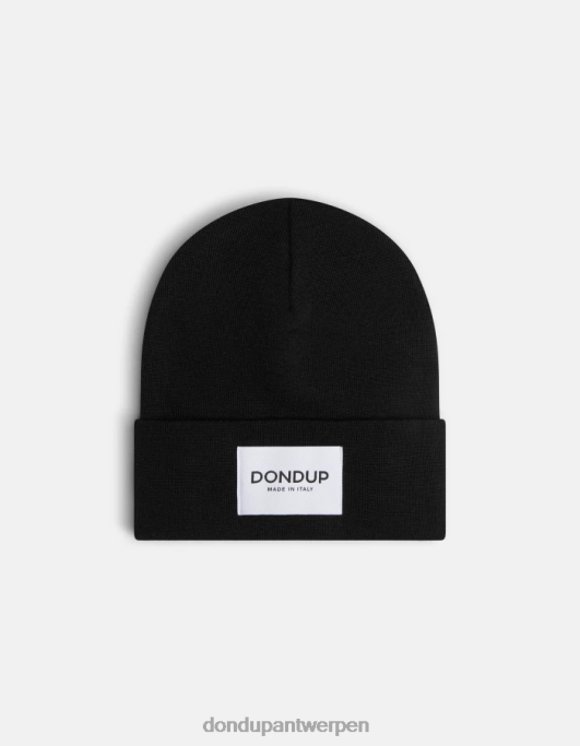 accessoires DONDUP wollen hoed zwart vrouwen 4X00H531