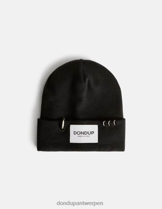 accessoires DONDUP wollen hoed zwart vrouwen 4X00H532