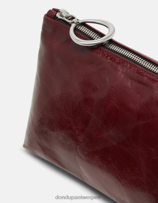 accessoires DONDUP glanzend leren beautycase prugna vrouwen 4X00H501