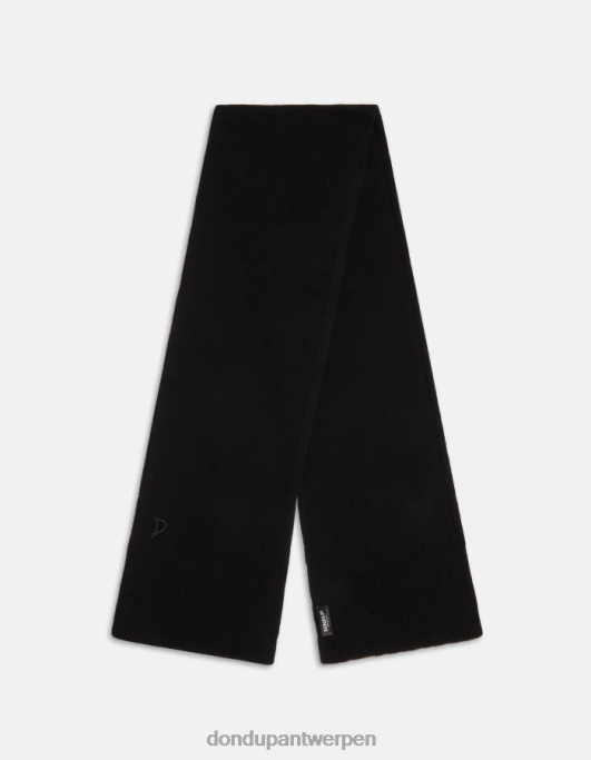accessoires DONDUP kasjmier sjaal zwart vrouwen 4X00H517