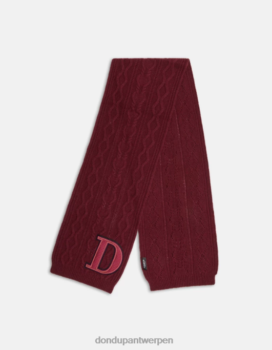 accessoires DONDUP wollen sjaal barbabietola vrouwen 4X00H519