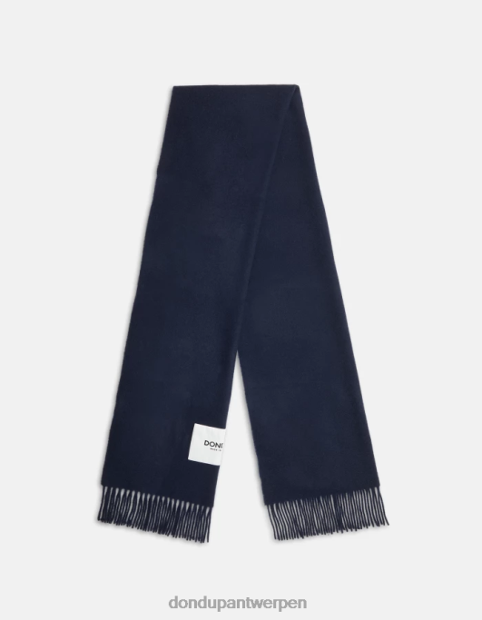 accessoires DONDUP wollen sjaal marineblauw vrouwen 4X00H540
