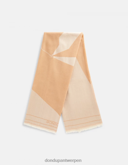 accessoires DONDUP wollen sjaal wit & crème vrouwen 4X00H544