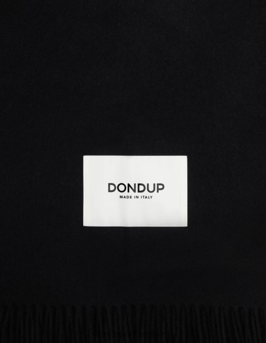 accessoires DONDUP wollen sjaal zwart vrouwen 4X00H537