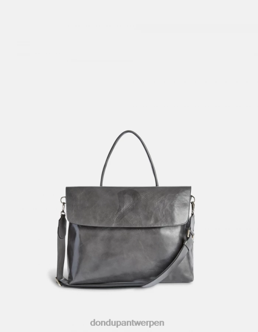 accessoires DONDUP glanzende leren tas fumo vrouwen 4X00H489