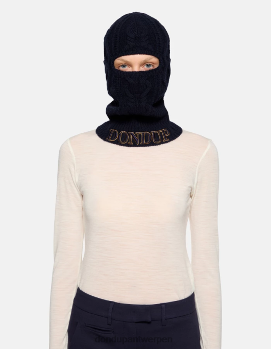 accessoires DONDUP wollen bivakmuts marineblauw vrouwen 4X00H551