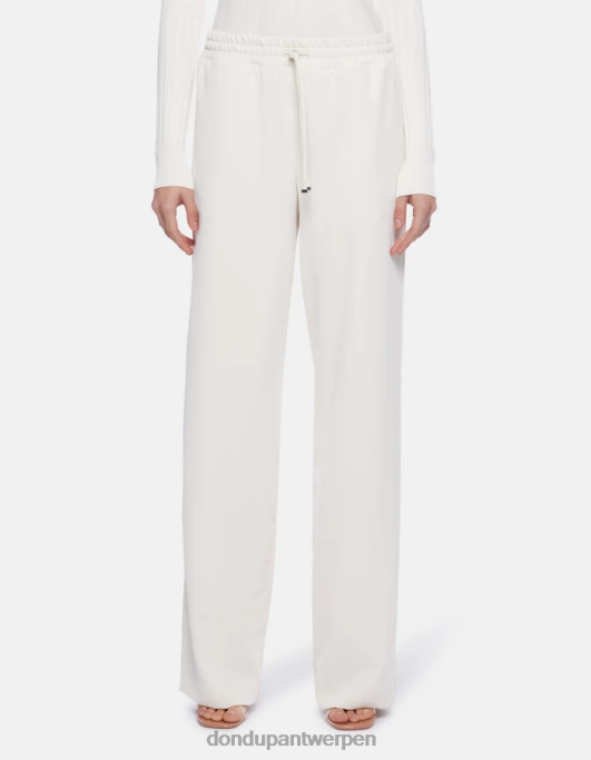 kleding DONDUP Marisol Gabardine-joggingbroek ezel vrouwen 4X00H152
