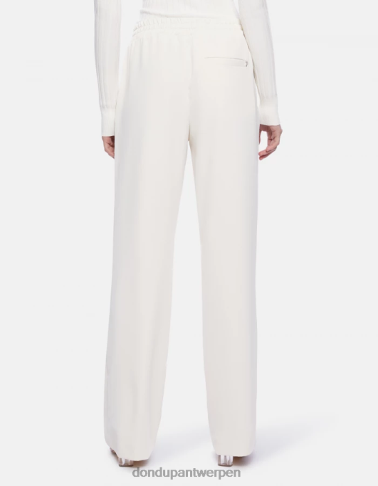 kleding DONDUP Marisol Gabardine-joggingbroek ezel vrouwen 4X00H152