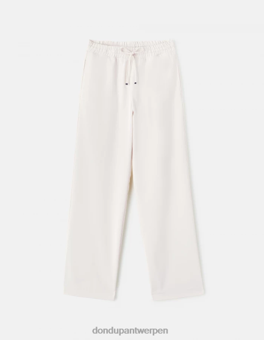 kleding DONDUP Marisol Gabardine-joggingbroek ezel vrouwen 4X00H152